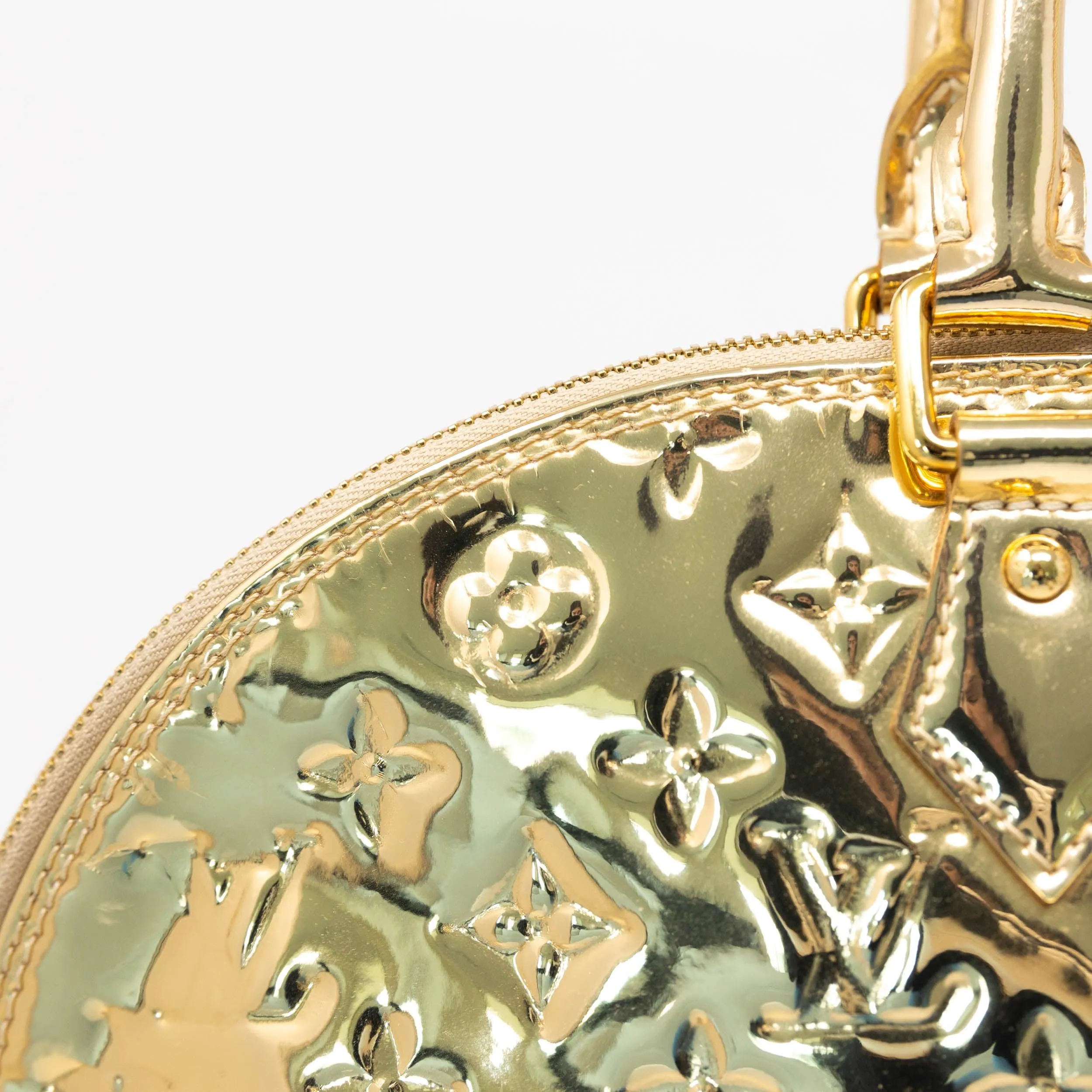 Louis Vuitton Gold Monogram Miroir Alma GM