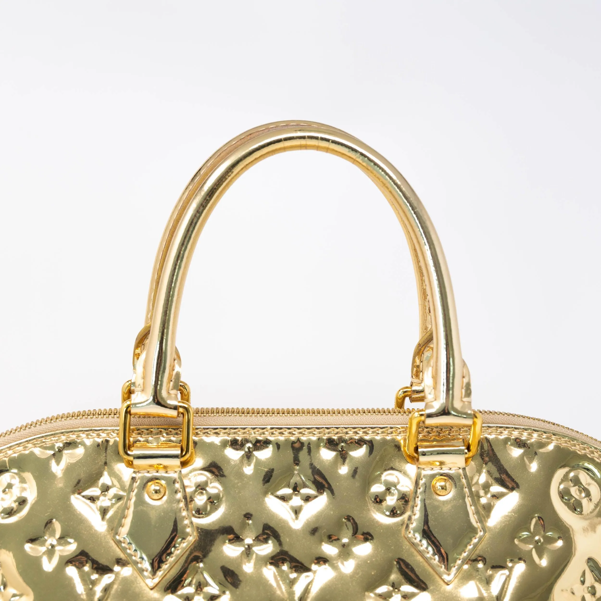 Louis Vuitton Gold Monogram Miroir Alma GM