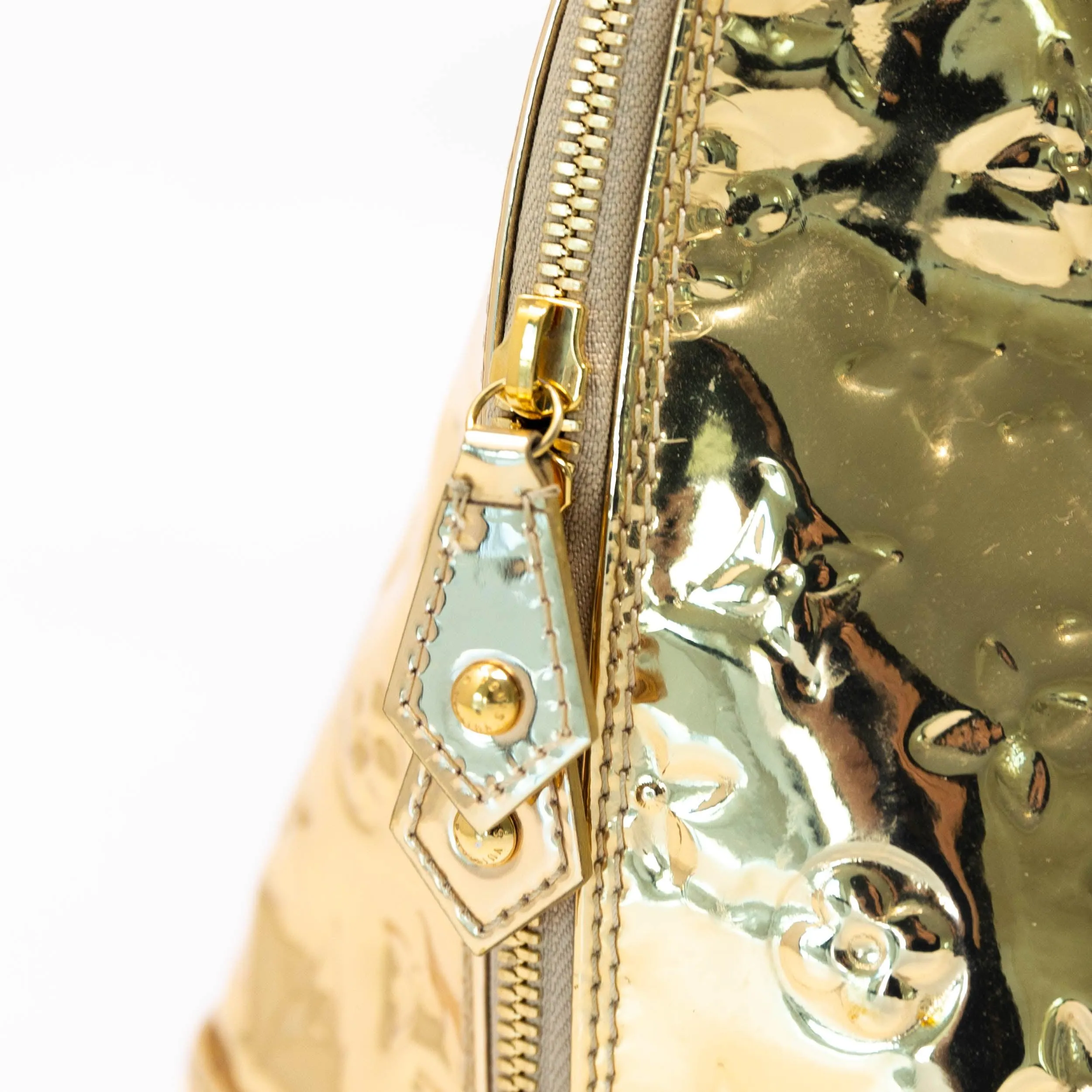 Louis Vuitton Gold Monogram Miroir Alma GM