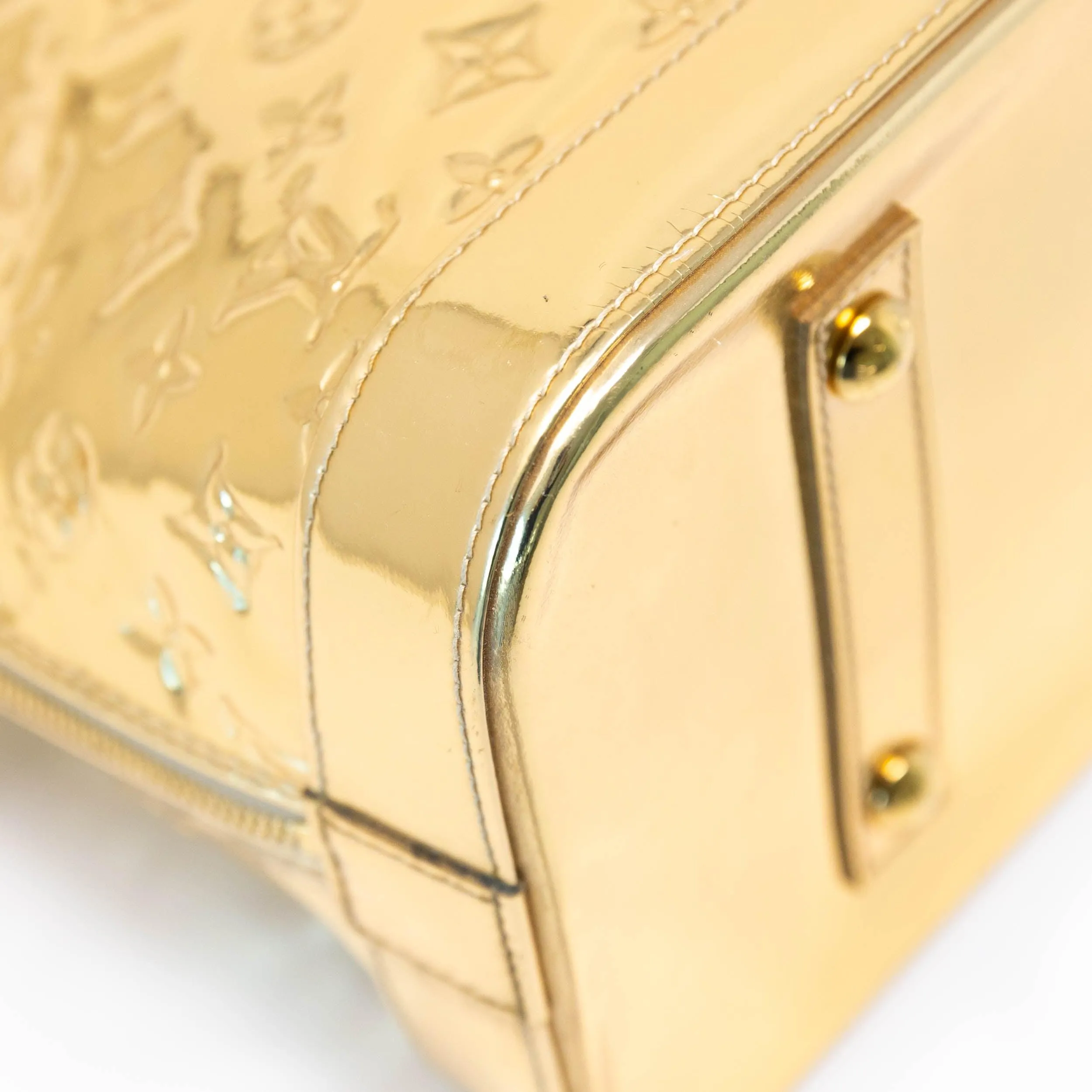 Louis Vuitton Gold Monogram Miroir Alma GM