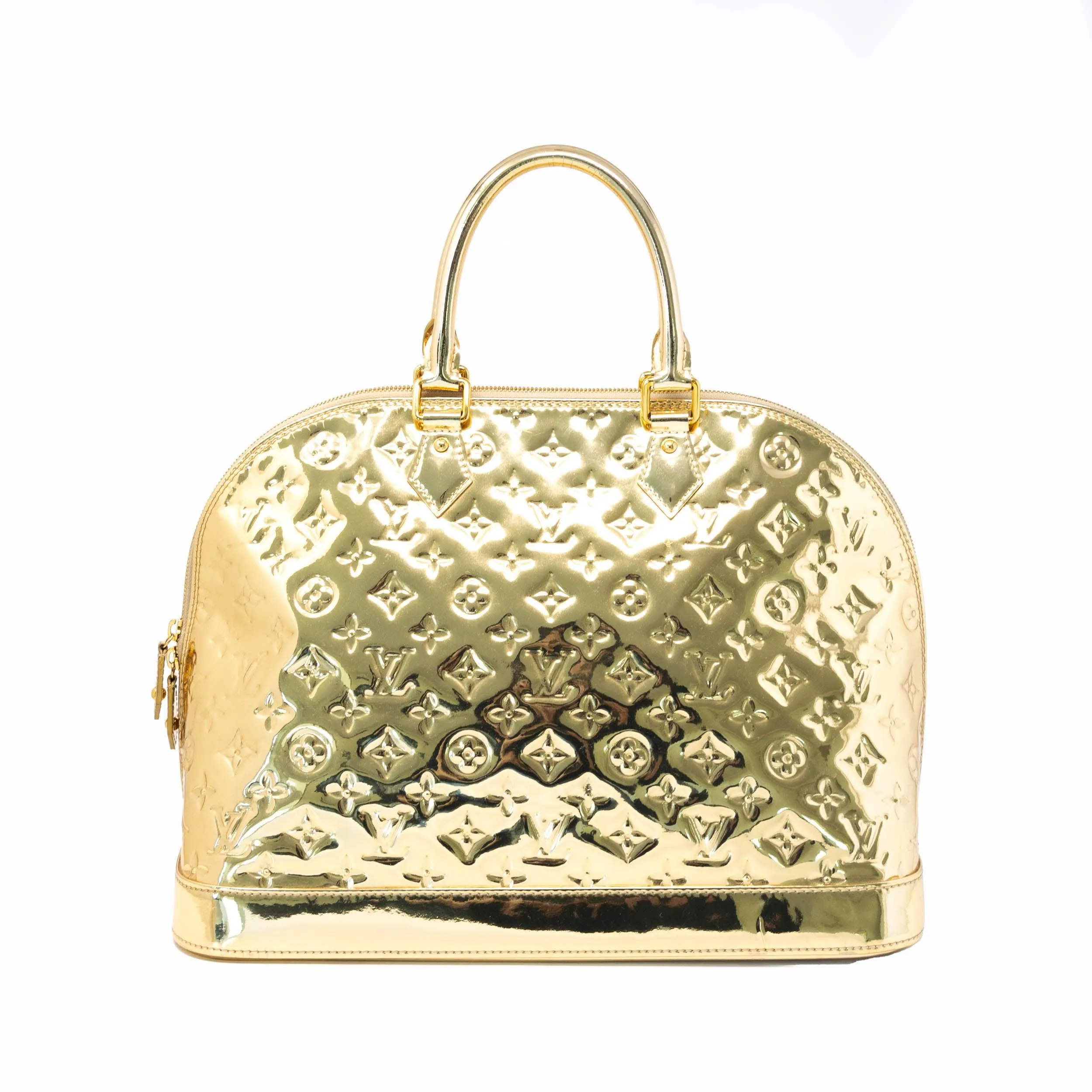Louis Vuitton Gold Monogram Miroir Alma GM