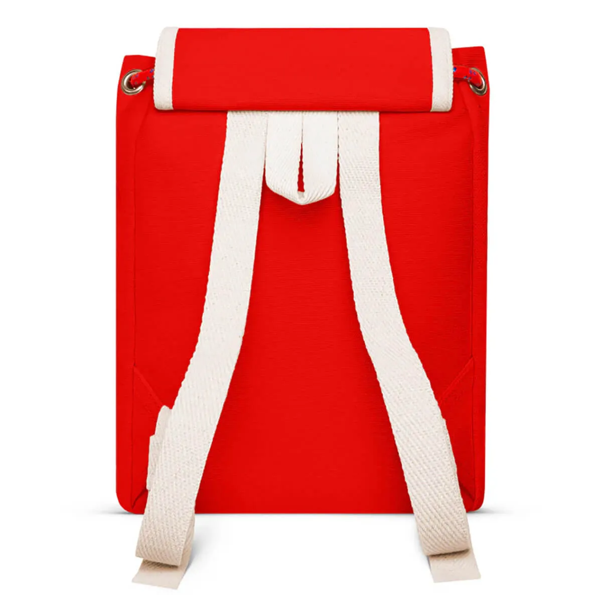 Matra Mini S Leather Backpack in Red by YKRA