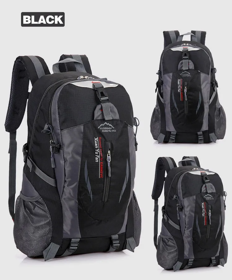 New Unisex Nylon Travel Backpack Large Capacity Camping 15-inch Laptop Backpack