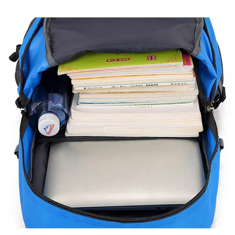 New Unisex Nylon Travel Backpack Large Capacity Camping 15-inch Laptop Backpack