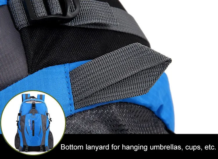 New Unisex Nylon Travel Backpack Large Capacity Camping 15-inch Laptop Backpack