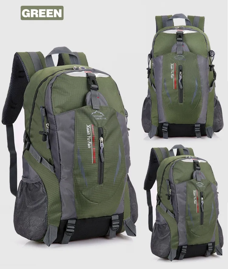 New Unisex Nylon Travel Backpack Large Capacity Camping 15-inch Laptop Backpack