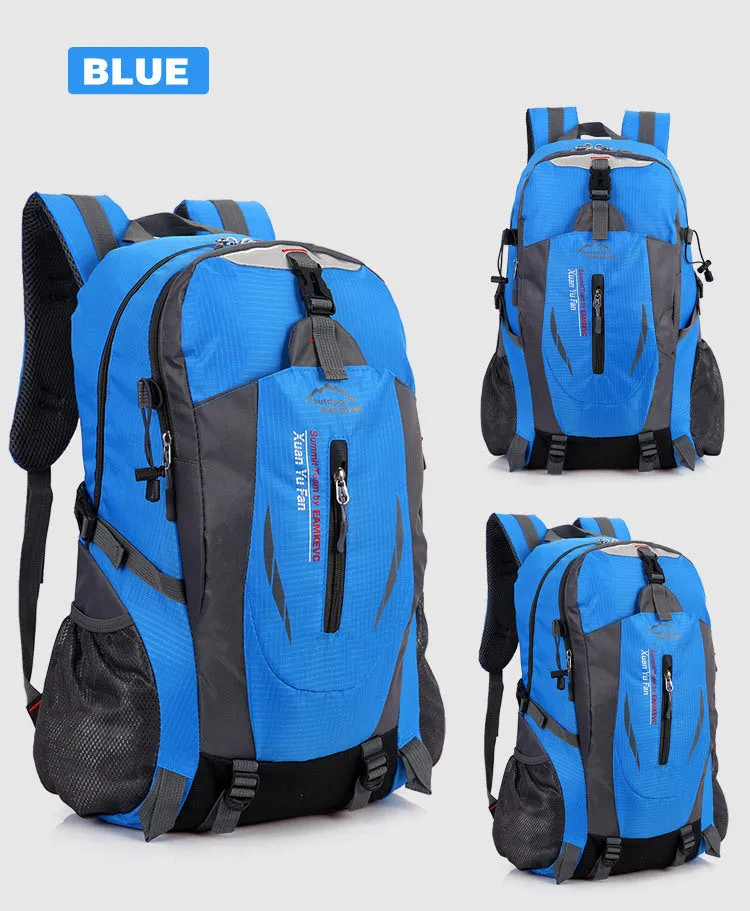 New Unisex Nylon Travel Backpack Large Capacity Camping 15-inch Laptop Backpack