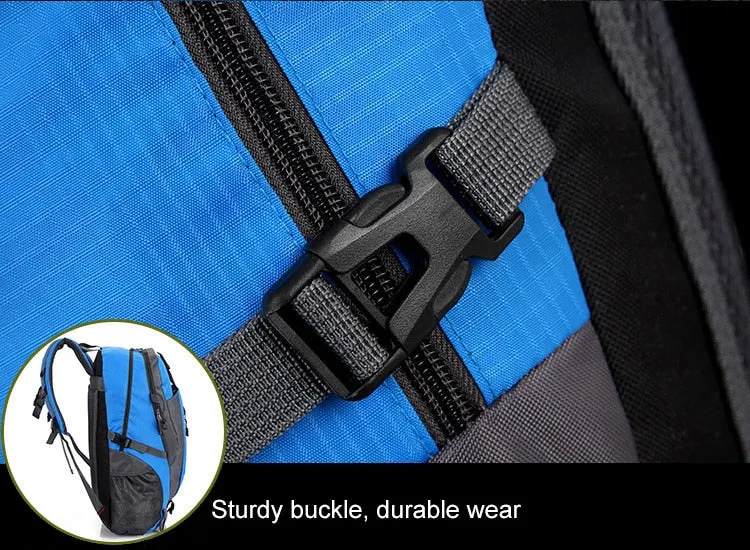 New Unisex Nylon Travel Backpack Large Capacity Camping 15-inch Laptop Backpack