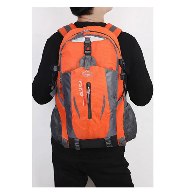 New Unisex Nylon Travel Backpack Large Capacity Camping 15-inch Laptop Backpack
