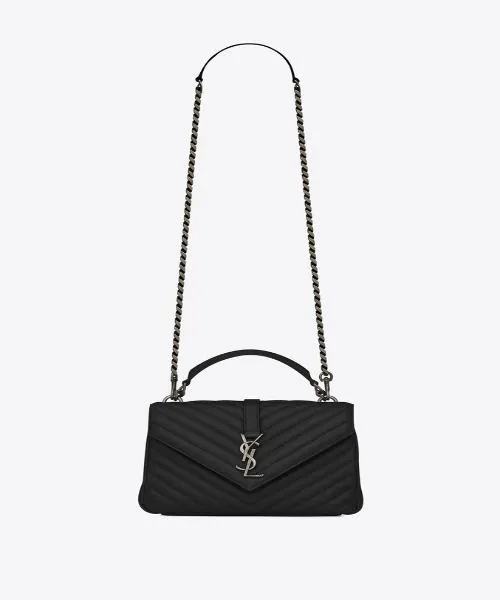 Saint Laurent Large College In Black