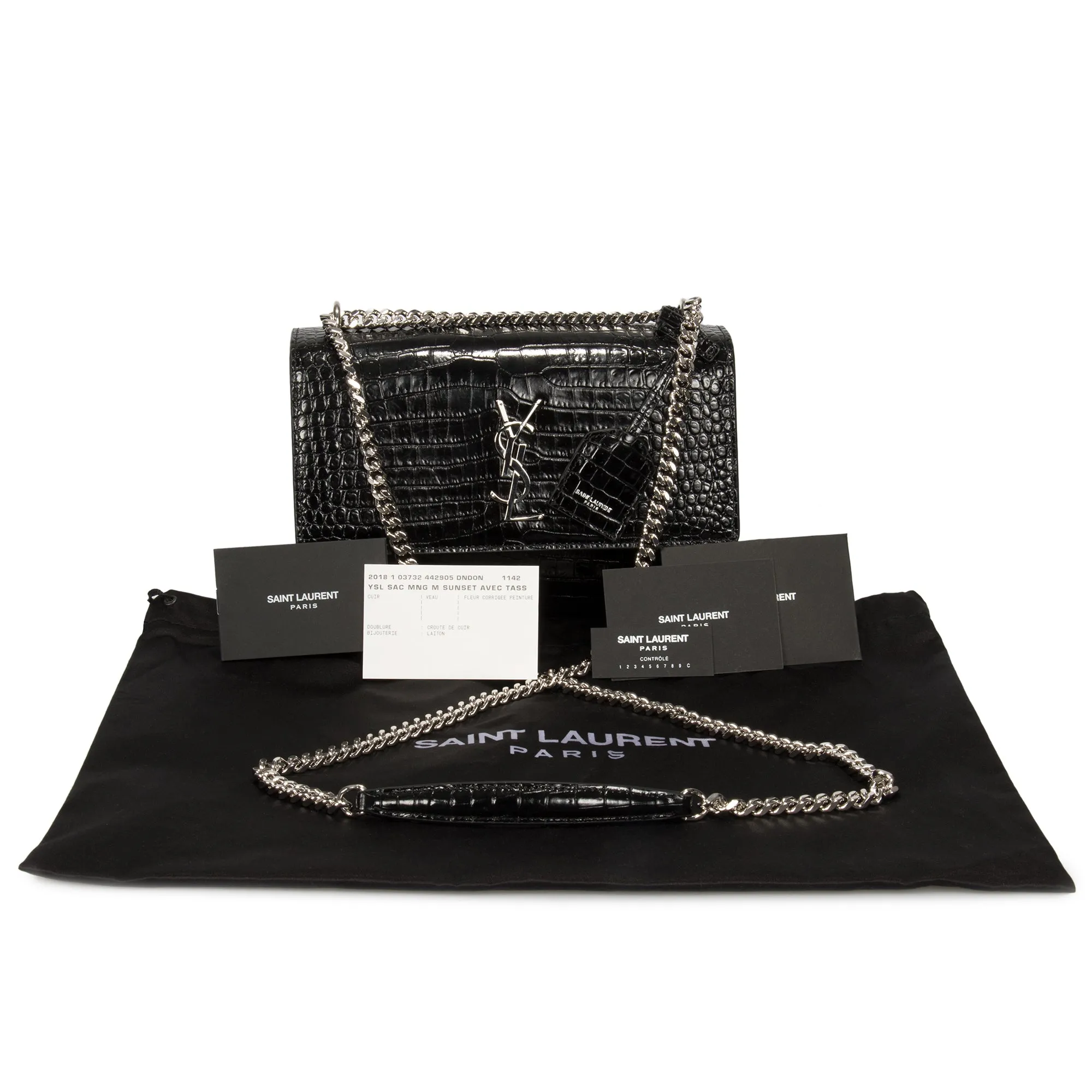 Saint Laurent Medium Sunset Monogram Shoulder Bag