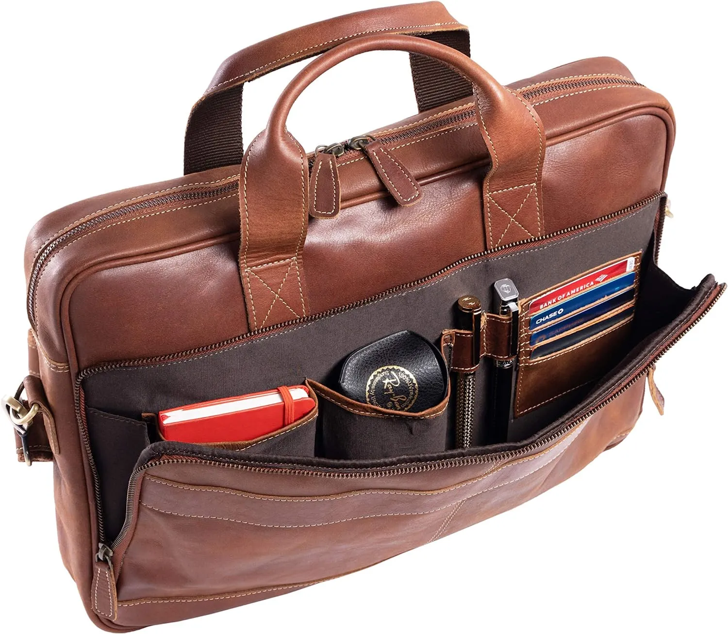 Satchel Tan Leather Premium Messenger Bags