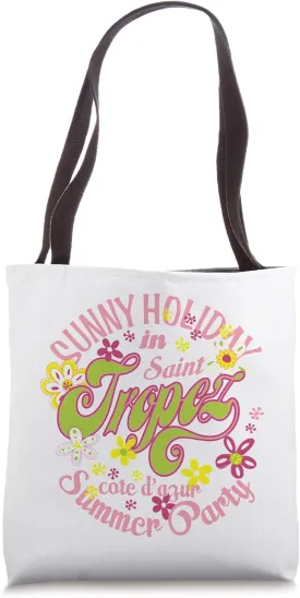 St. Tropez French Riviera Tan Vacation Travel Women Men Kids Tote Bag