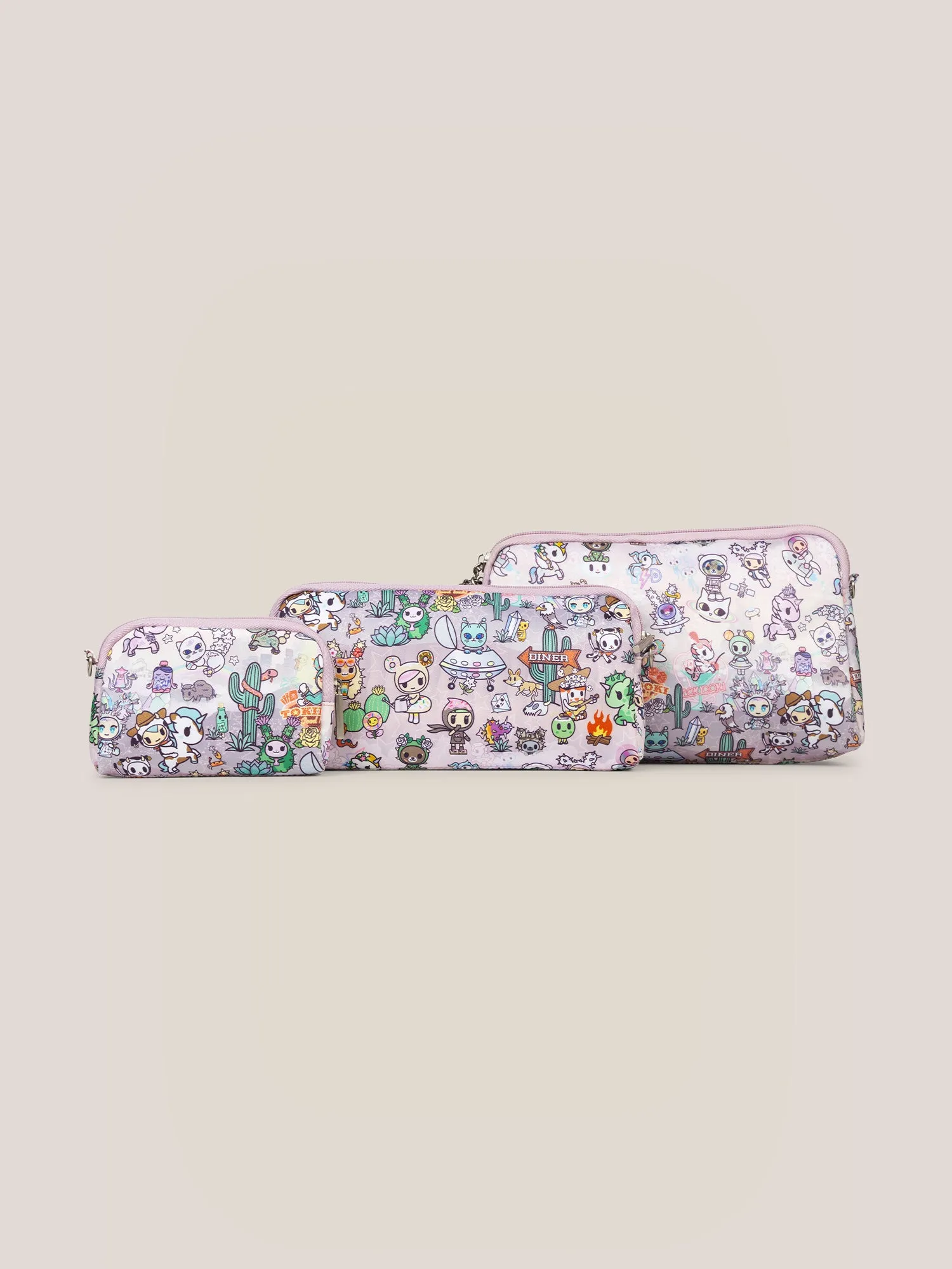 tokidoki Be Set 3-piece Pouch Set - Cosmic Desert