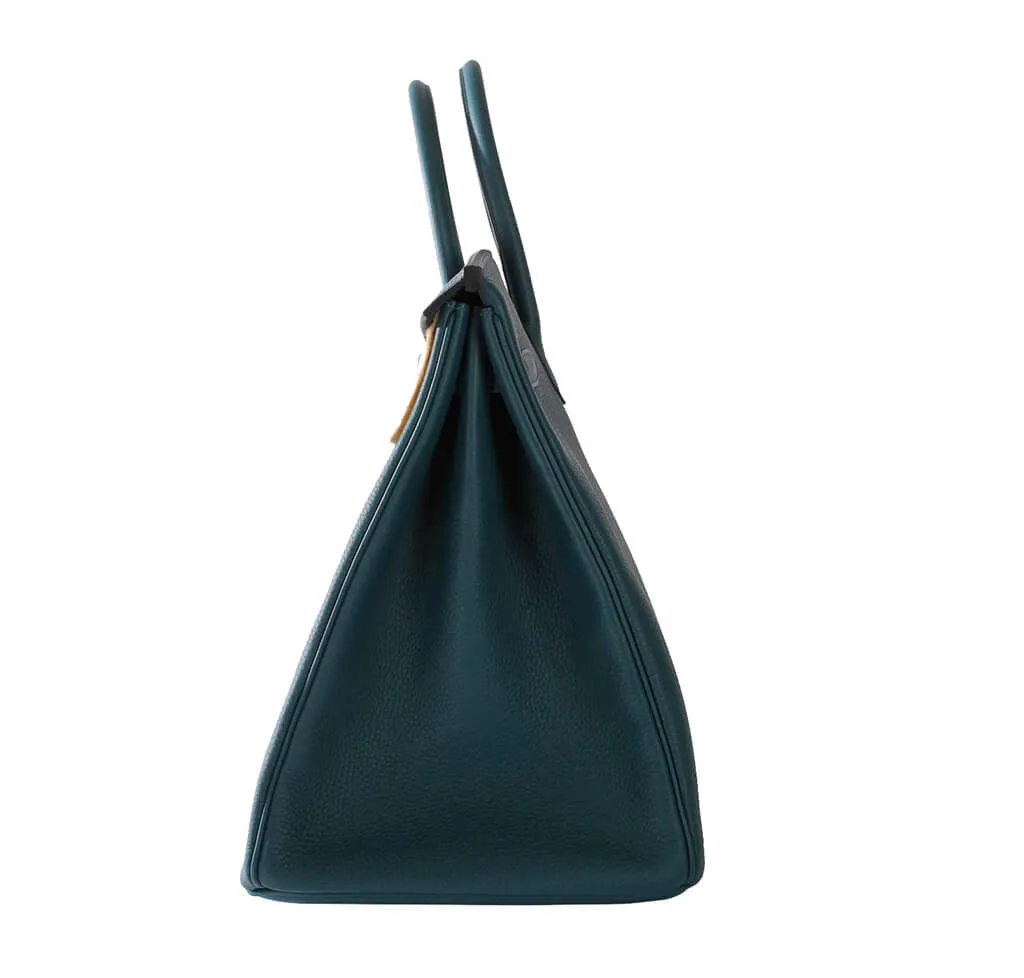 Trendy Inspired Hermès Birkin 40 Bag Bleu Covert Togo