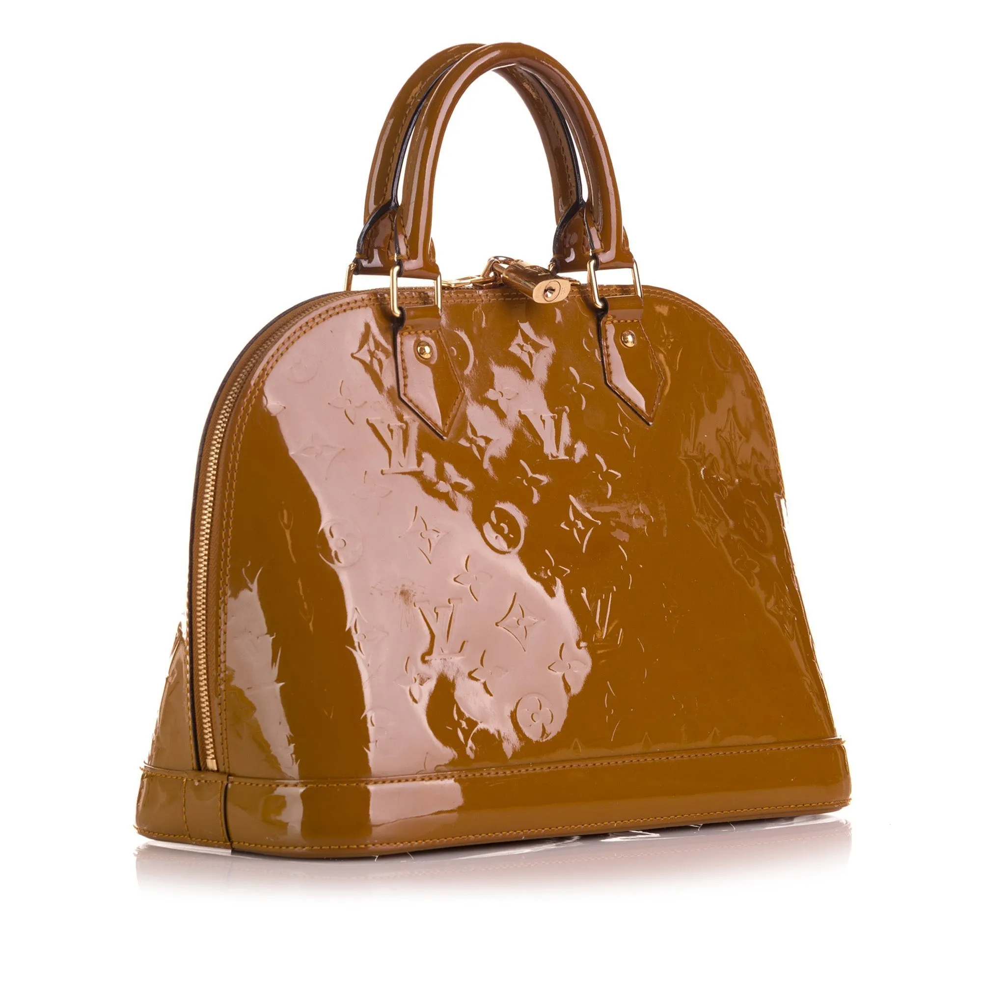 Trendy Inspired Louis Vuitton Alma Pm Brown Monogram Vernis