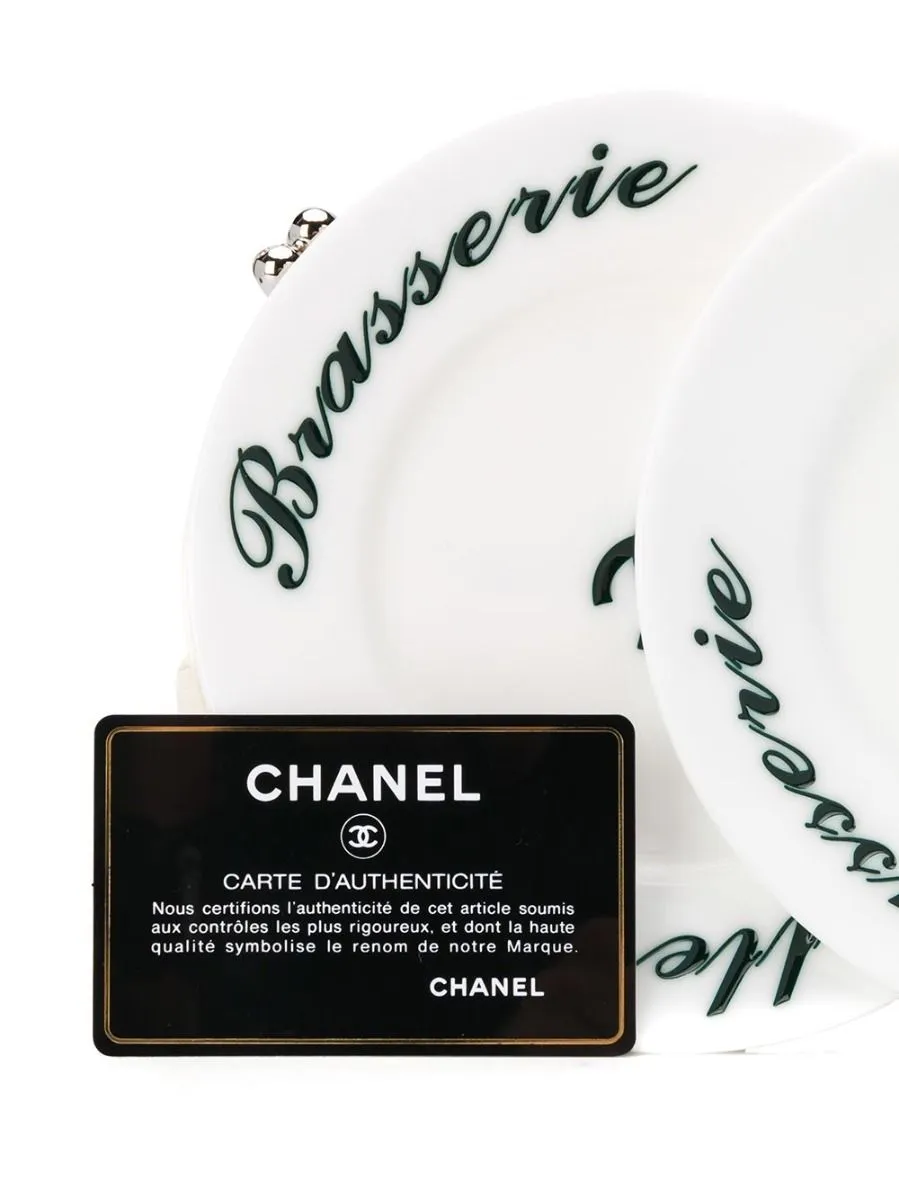 White Brasserie Gabrielle Plate Bag