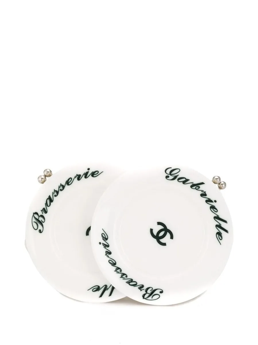 White Brasserie Gabrielle Plate Bag