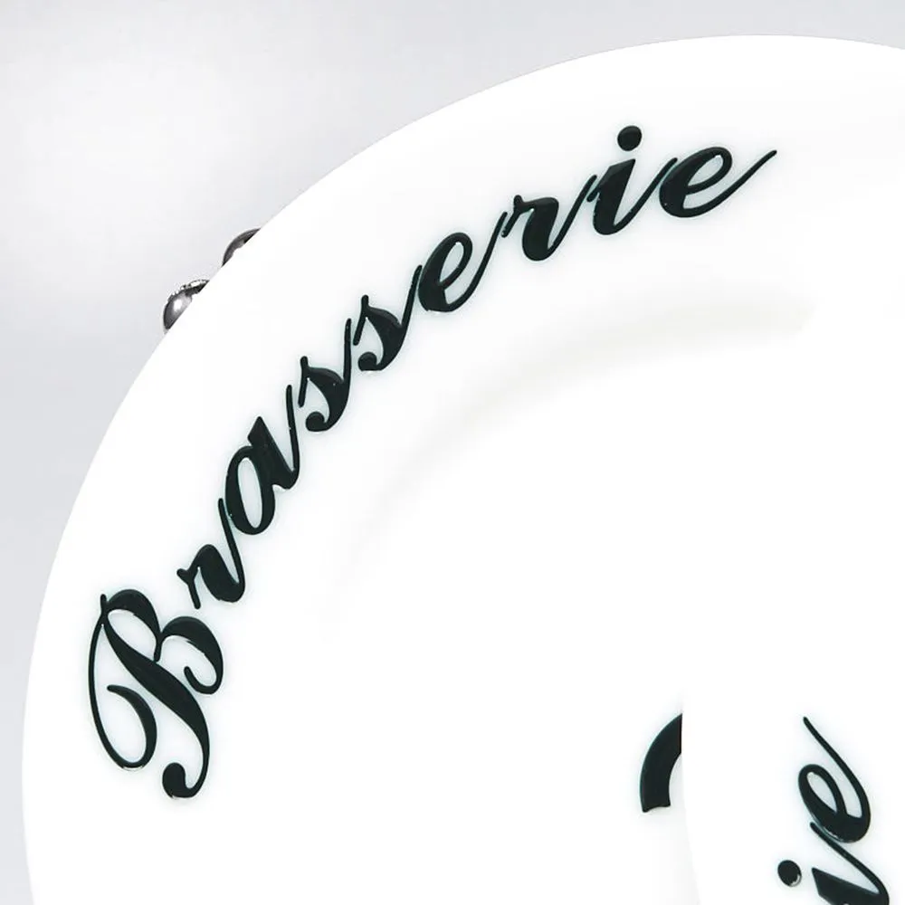 White Brasserie Gabrielle Plate Bag