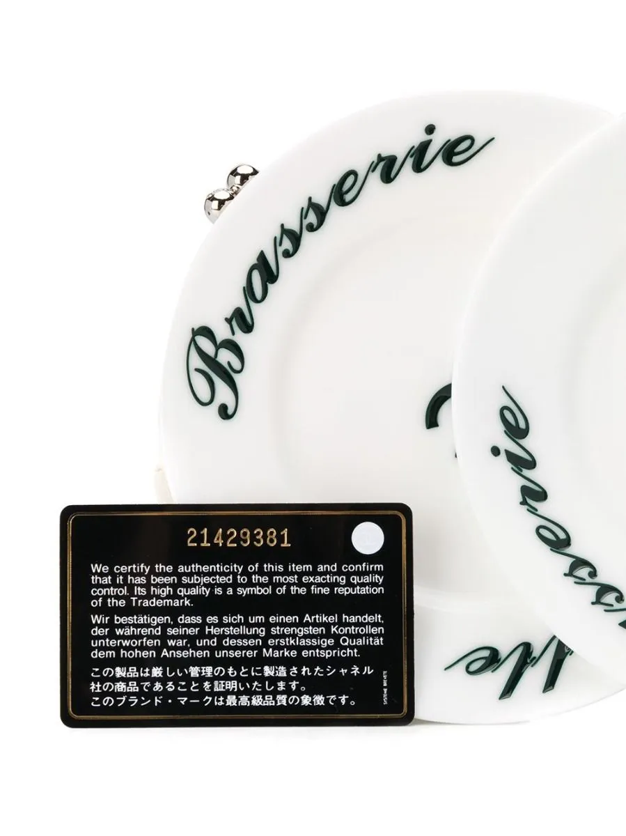 White Brasserie Gabrielle Plate Bag