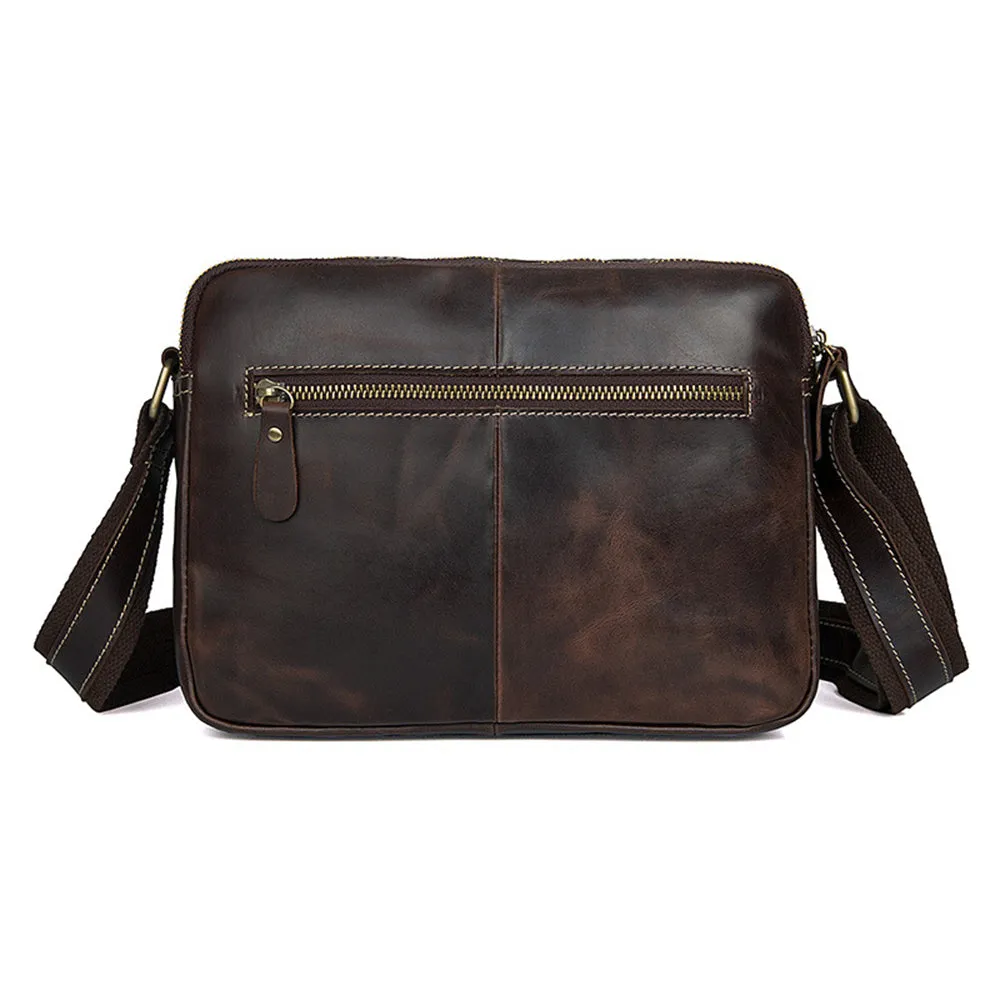 YAAGLE Men's Portable Real Leather Business Shoulder Bag YG1043X