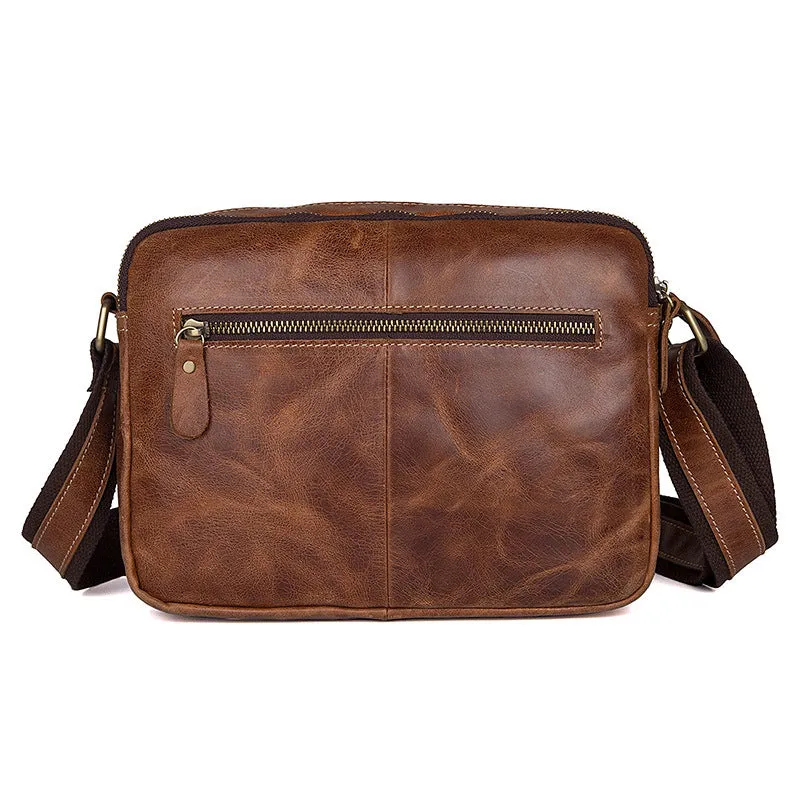 YAAGLE Men's Portable Real Leather Business Shoulder Bag YG1043X