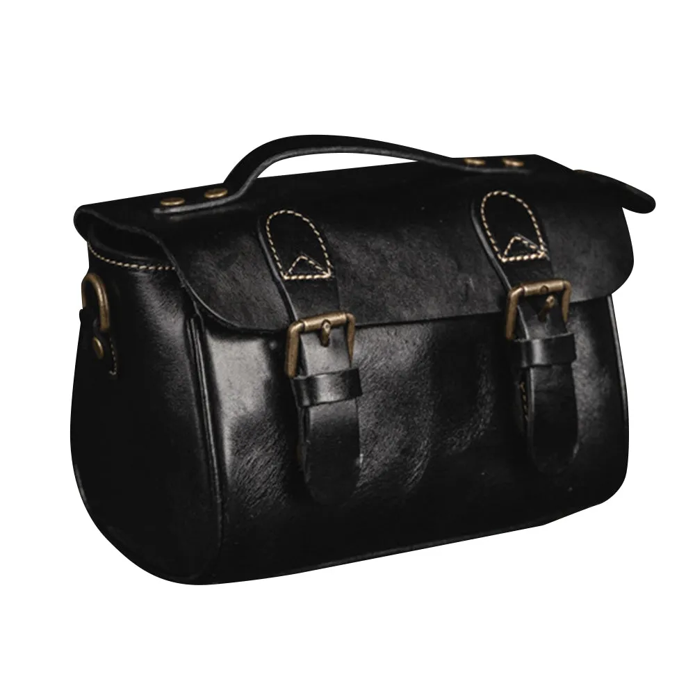 YAAGLE Women All-matching Genuine Leather Cross Body Flap Bag YG8081