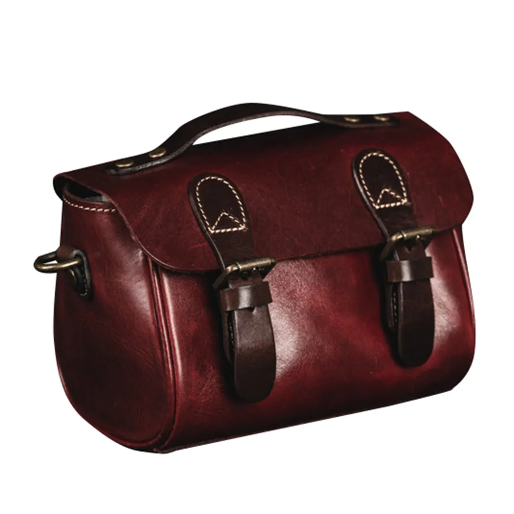 YAAGLE Women All-matching Genuine Leather Cross Body Flap Bag YG8081