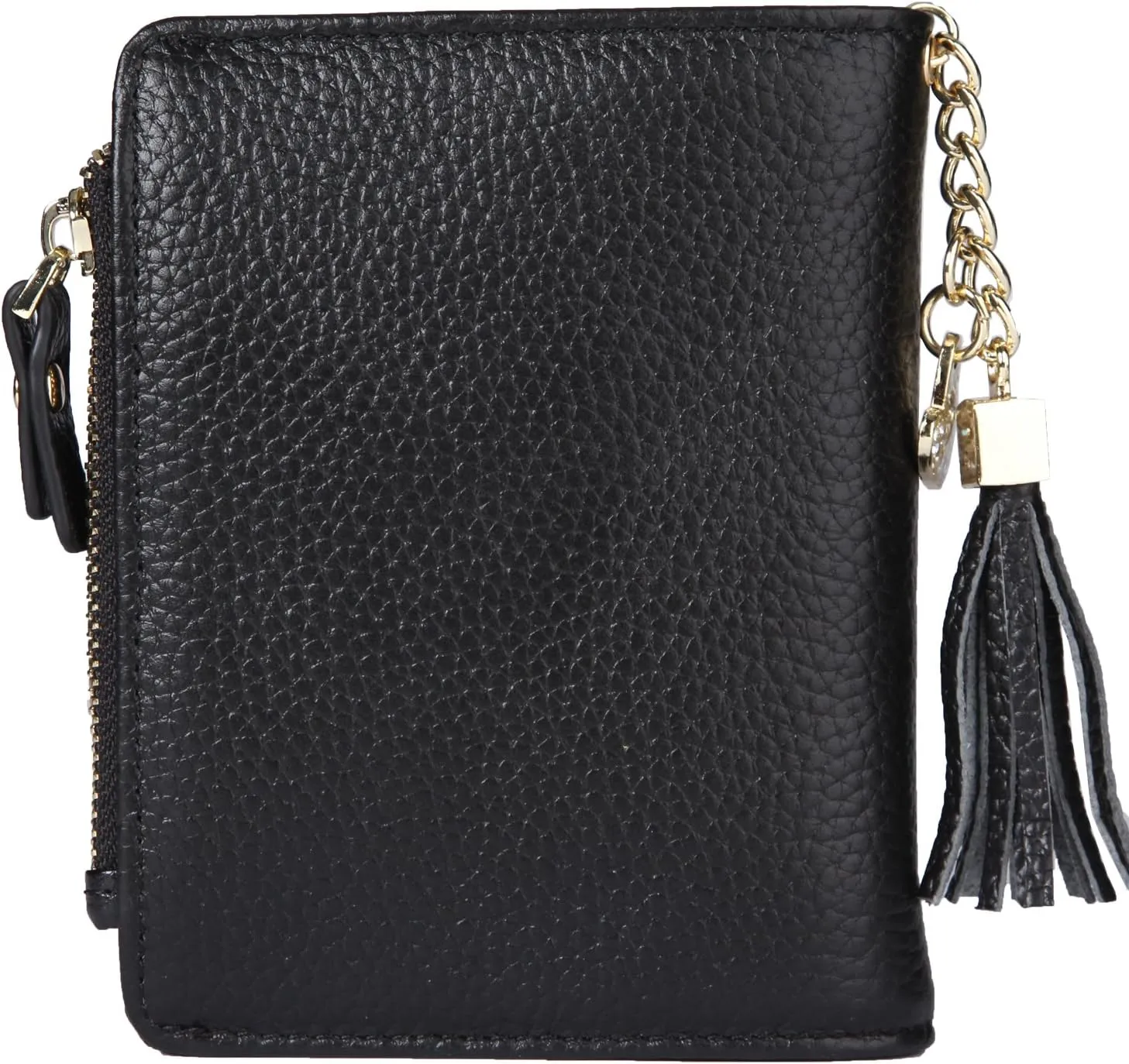 ZOOEASS Women's RFID Mini Soft Leather Bifold Wallet With ID Window Card Sleeve Coin Purse